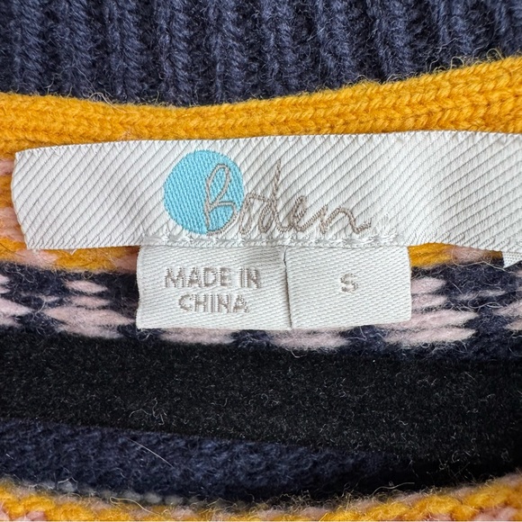 Boden Navy Fair Isle Wool & Alpaca Blend Sweater - Picture 5 of 6